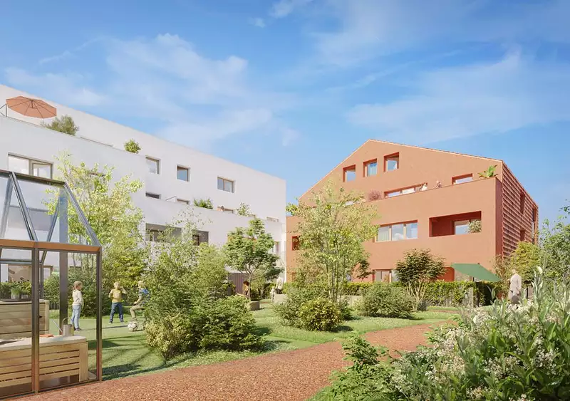 Alma Petra — espaces extérieurs et jardin à Lyon 7e